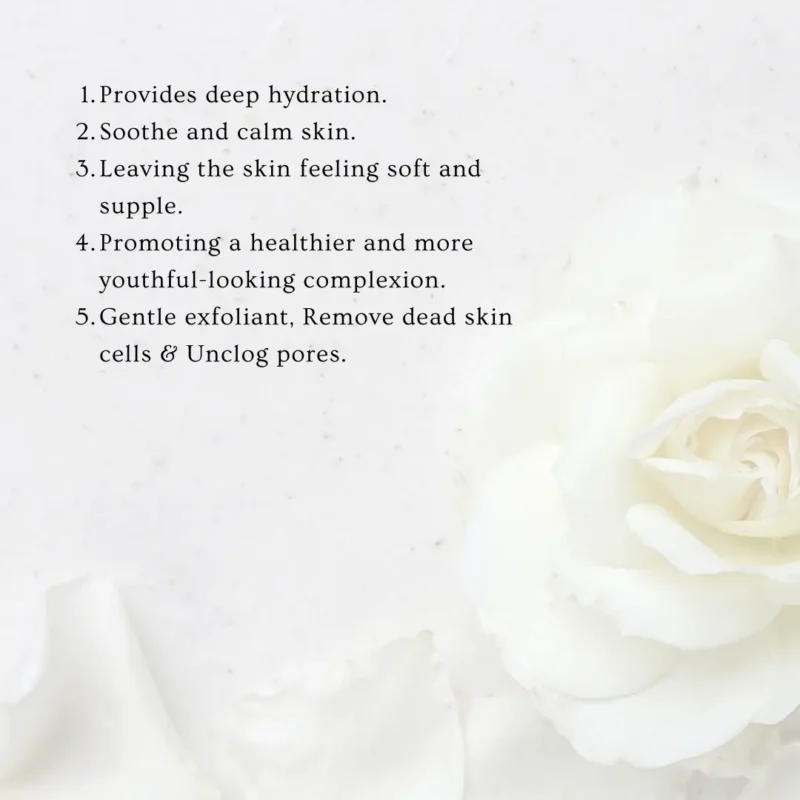 Rose Shower Gel benefits