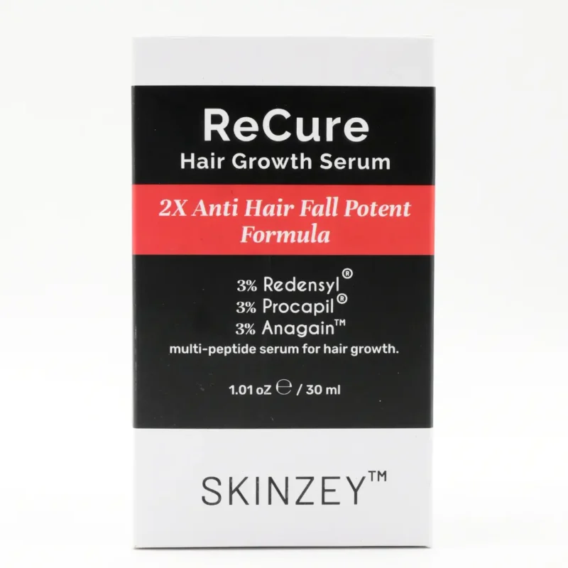 recure hair regrowth serum box